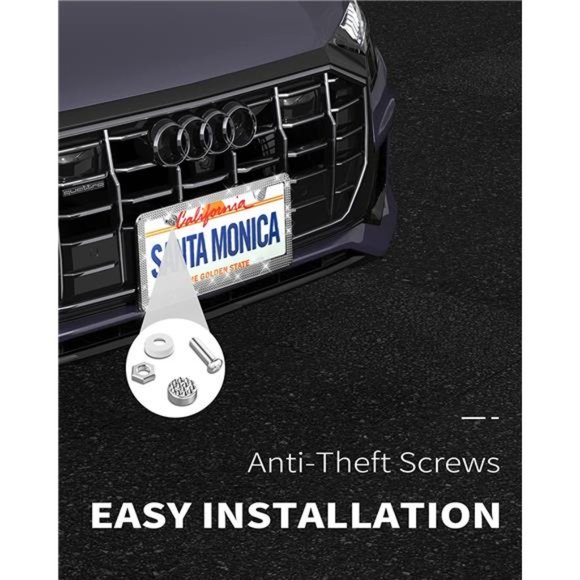 License Plate Frame - Lastingly Bling License Plate Frame - Sparkly Rhinestone - Picture 4 of 6